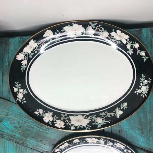 Vintage Royal Doulton serving platter & gravy boat - Picture 4 of 16